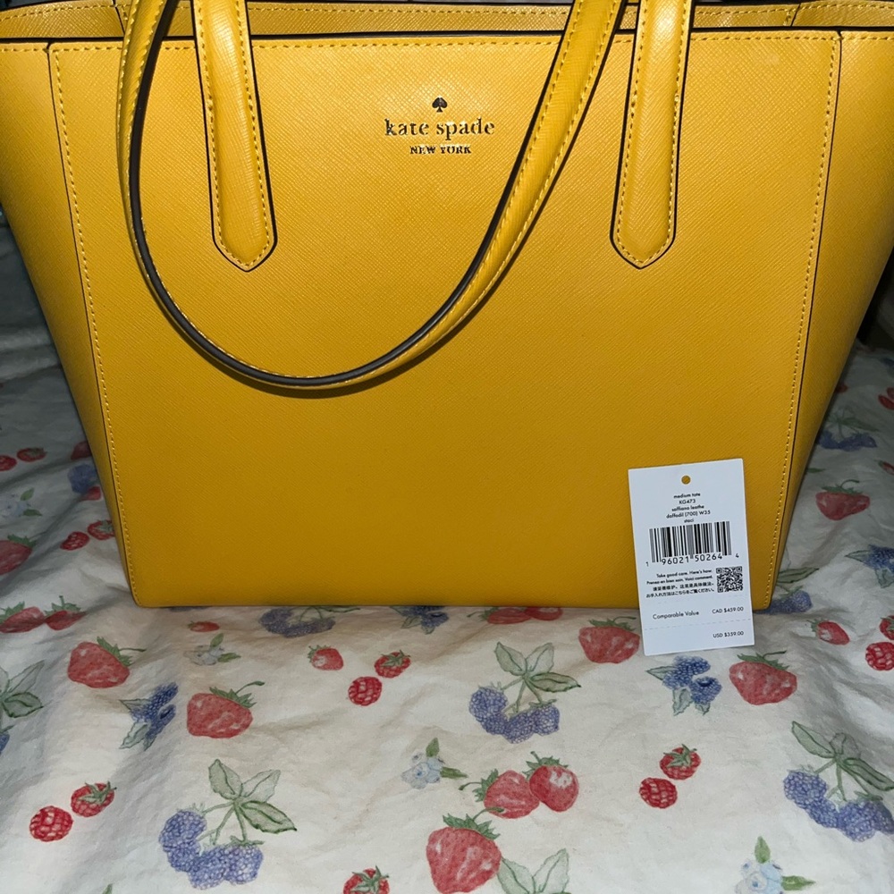 Kate Spade Yellow Tote Bag